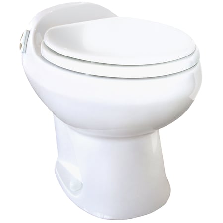 Thetford Thetford 19766 Aria Deluxe II Electric Flush RV Toilet - High, White 19766